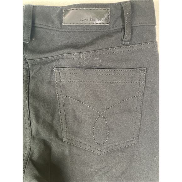Calvin Klein Jeans Women's Ankle Skinny Pants Black 6 - Picture 4 of 6